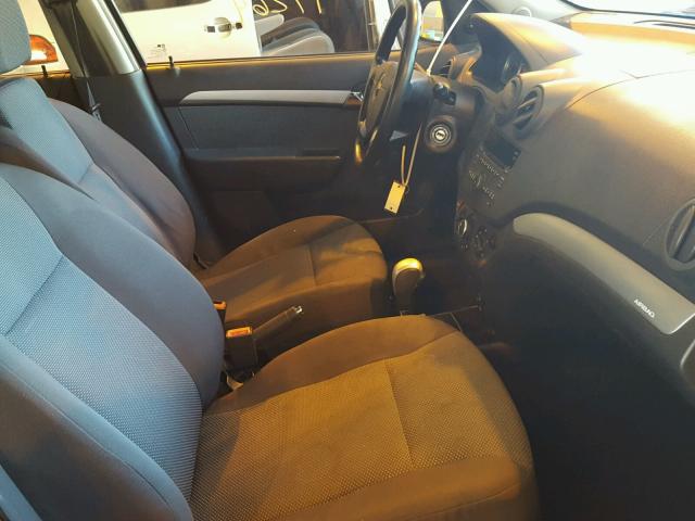 KL1TD5DE0BB163735 - 2011 CHEVROLET AVEO LS RED photo 5