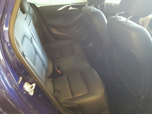 SJKCH5CP2HA038019 - 2017 INFINITI QX30 BASE BLUE photo 6