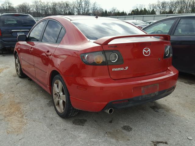 JM1BK323441198433 - 2004 MAZDA 3 S RED photo 3