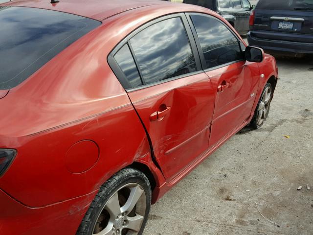 JM1BK323441198433 - 2004 MAZDA 3 S RED photo 9