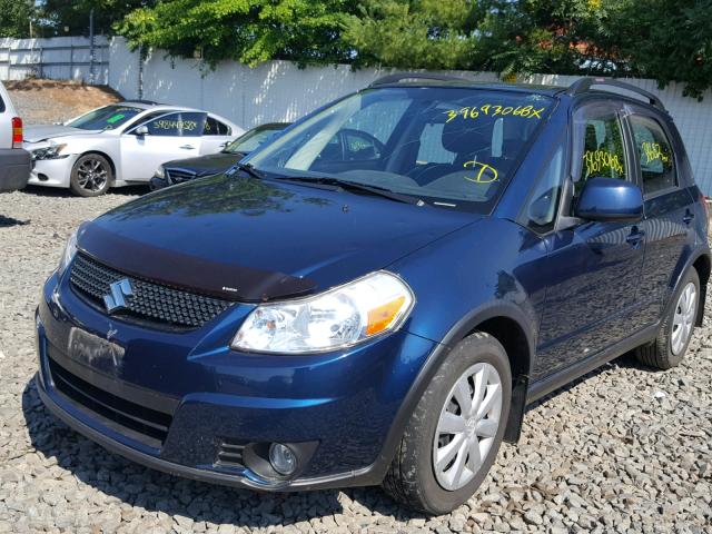 JS2YB5A39B6304887 - 2011 SUZUKI SX4 BASE BLUE photo 2