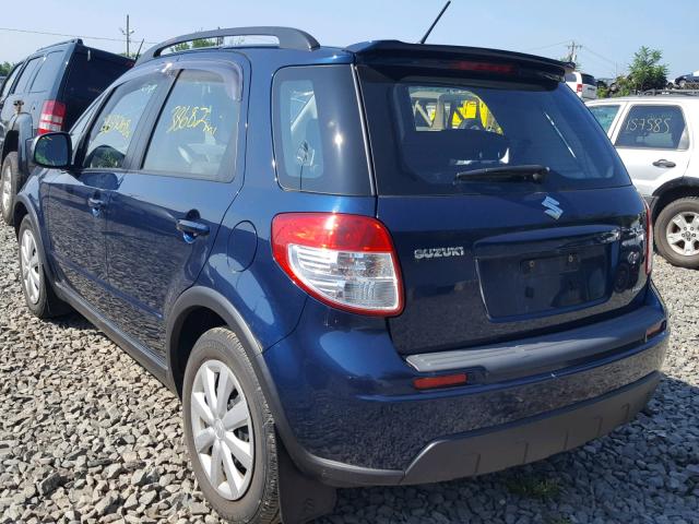 JS2YB5A39B6304887 - 2011 SUZUKI SX4 BASE BLUE photo 3