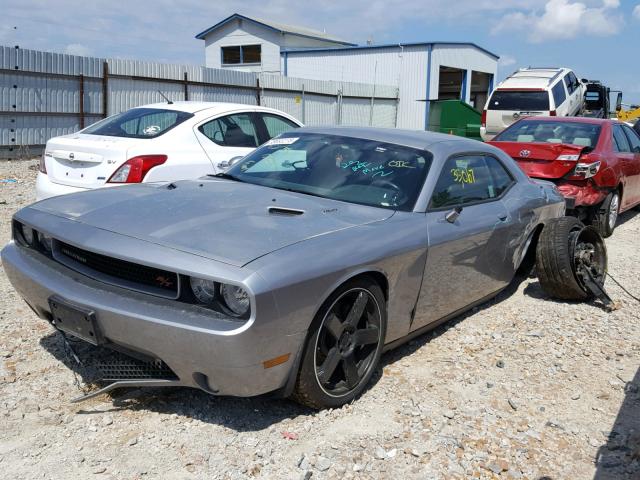 2C3CDYBT5EH133612 - 2014 DODGE CHALLENGER SILVER photo 2