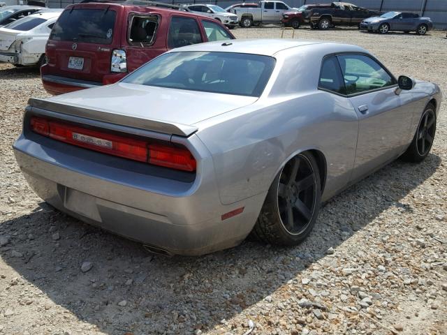 2C3CDYBT5EH133612 - 2014 DODGE CHALLENGER SILVER photo 4