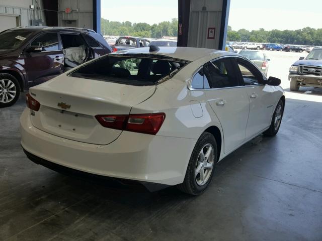 1G1ZB5ST4HF252504 - 2017 CHEVROLET MALIBU LS თეთრი ფოტო 4