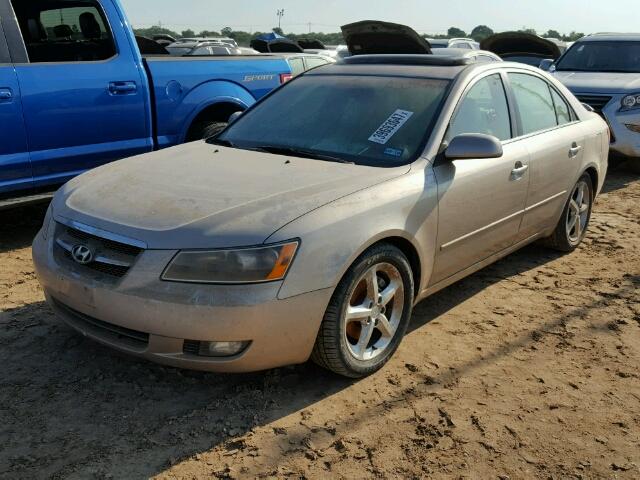 5NPEU46F17H164576 - 2007 HYUNDAI SONATA SILVER photo 2