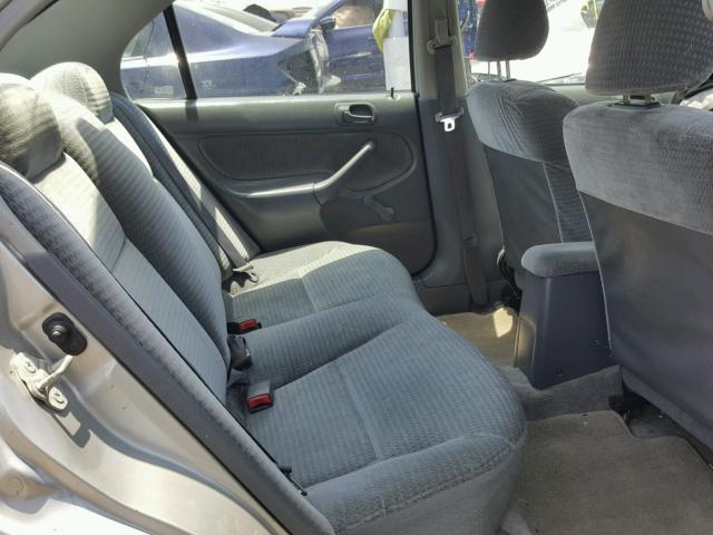 2HGEJ6612YH558365 - 2000 HONDA CIVIC BASE SILVER photo 6