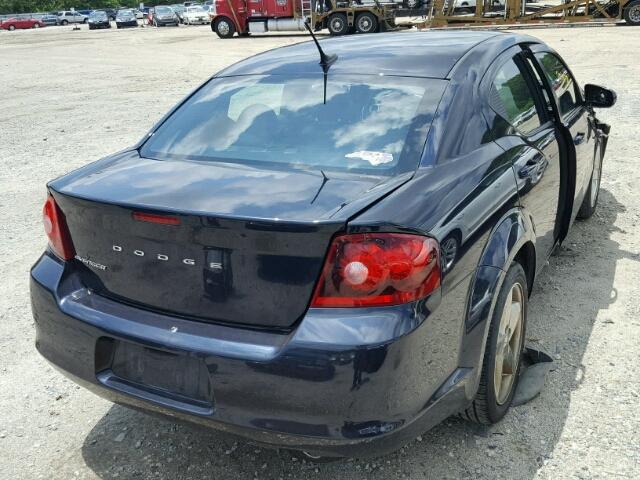 1B3BD2FG9BN583785 - 2011 DODGE AVENGER LU BLUE photo 4