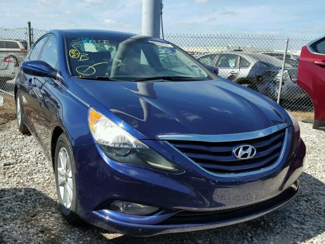 5NPEB4AC4DH683586 - 2013 HYUNDAI SONATA GLS BLUE photo 1