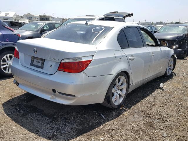 WBANB33544B110355 - 2004 BMW 545 I SILVER photo 4