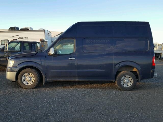 1N6AF0LY9CN100087 - 2012 NISSAN NV 2500 BLUE photo 9