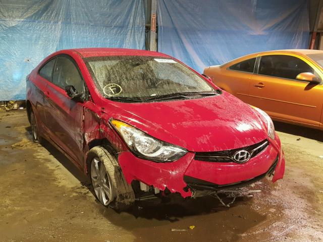 KMHDH6AE7DU002345 - 2013 HYUNDAI ELANTRA CO RED photo 1