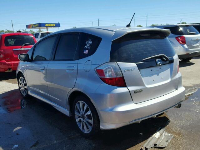 JHMGE8H56DC012610 - 2013 HONDA FIT SILVER photo 3