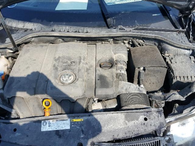 WVWCA7AJ1CW006871 - 2012 VOLKSWAGEN GOLF BLACK photo 7