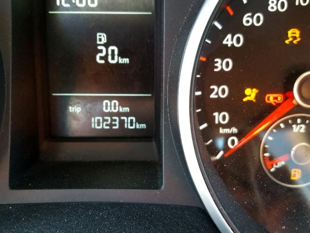 WVWCA7AJ1CW006871 - 2012 VOLKSWAGEN GOLF BLACK photo 8