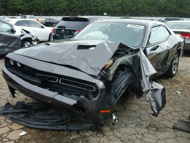 2C3CDZAG4GH157610 - 2016 DODGE CHALLENGER GRAY photo 2