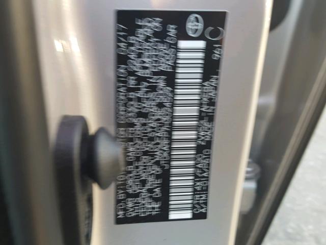 JTDKARFP7H3024529 - 2017 TOYOTA PRIUS PRIM ვერცხლისფერი ფოტო 10