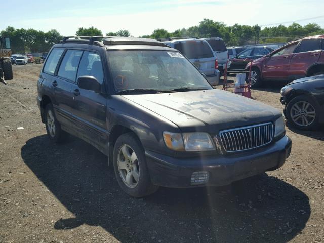 JF1SF65691H754496 - 2001 SUBARU FORESTER S BLACK photo 1