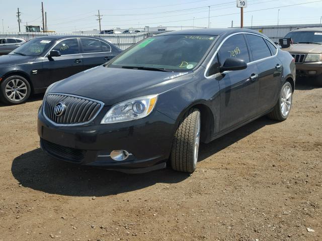 1G4PP5SK0D4221002 - 2013 BUICK VERANO BLACK photo 2