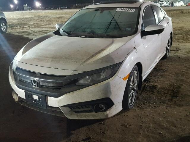 19XFC1F34HE013569 - 2017 HONDA CIVIC EX WHITE photo 2