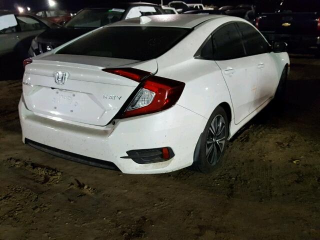 19XFC1F34HE013569 - 2017 HONDA CIVIC EX WHITE photo 4