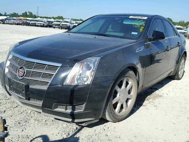 1G6DM577680114010 - 2008 CADILLAC CTS BLACK photo 2