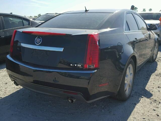 1G6DM577680114010 - 2008 CADILLAC CTS BLACK photo 4