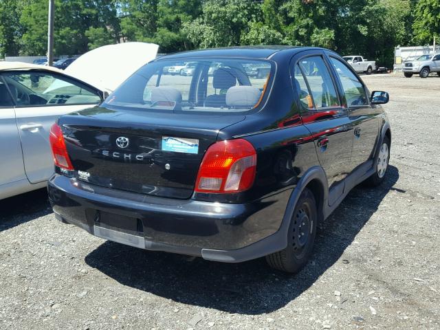 JTDBT1238Y0008274 - 2000 TOYOTA ECHO BLACK photo 4