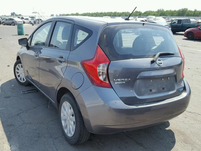 3N1CE2CP4GL393102 - 2016 NISSAN VERSA NOTE CHARCOAL photo 3