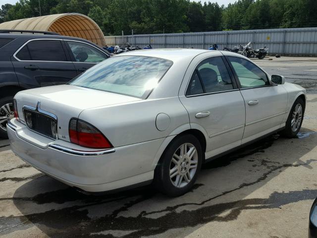 1LNHM86SX4Y618833 - 2004 LINCOLN LS თეთრი ფოტო 4