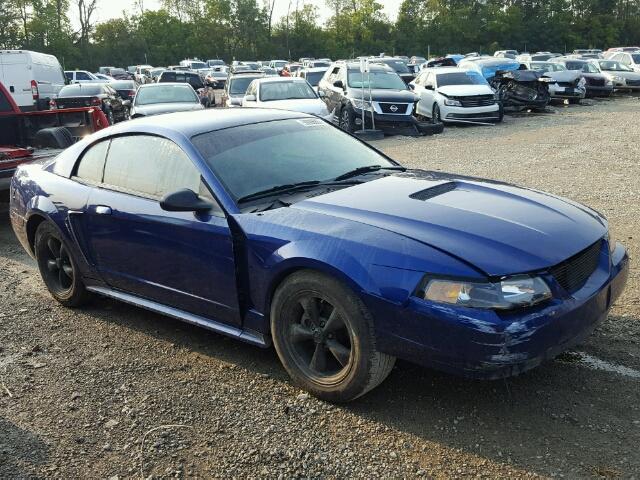 1FAFP404X2F200101 - 2002 FORD MUSTANG BLUE photo 9