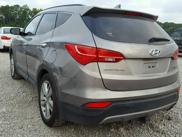 5XYZWDLAXFG276268 - 2015 HYUNDAI SANTA FE S GRAY photo 3