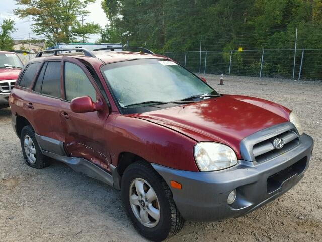 KM8SC73D85U877581 - 2005 HYUNDAI SANTA FE G RED photo 1