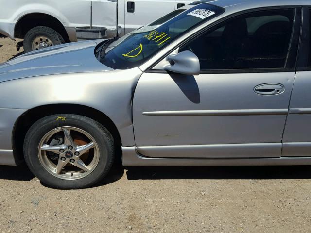1G2WR5212YF242711 - 2000 PONTIAC GRAND PRIX SILVER photo 9