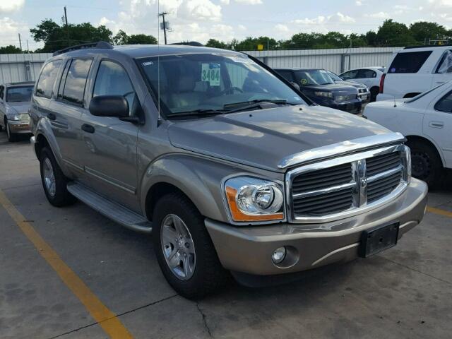 1D8HD58D75F606400 - 2005 DODGE DURANGO LI BEIGE photo 1