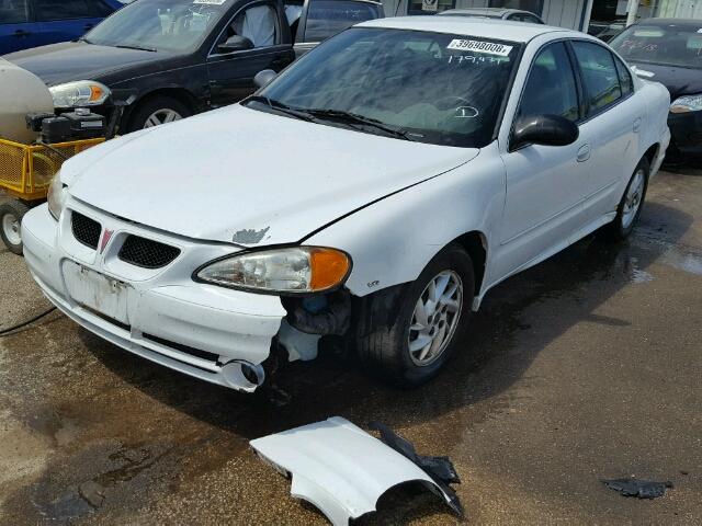 1G2NF52E64M667037 - 2004 PONTIAC GRAND AM S WHITE photo 2