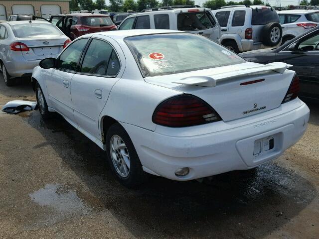1G2NF52E64M667037 - 2004 PONTIAC GRAND AM S WHITE photo 3