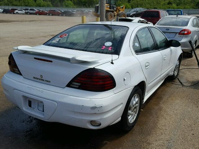 1G2NF52E64M667037 - 2004 PONTIAC GRAND AM S WHITE photo 4