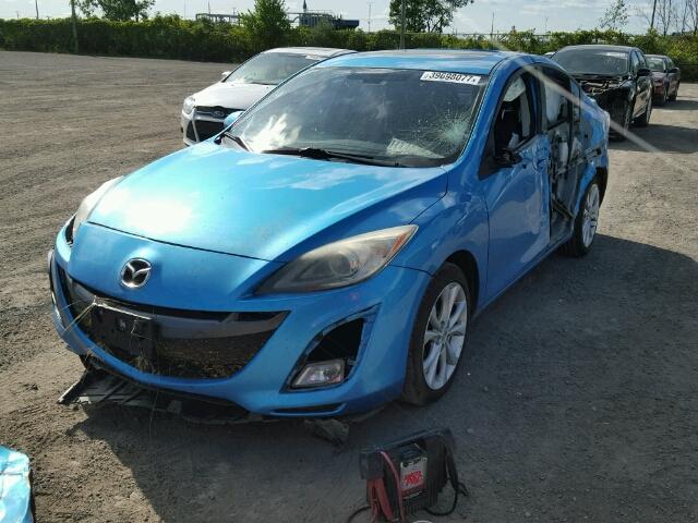 JM1BL1S57A1100400 - 2010 MAZDA 3 BLUE photo 2