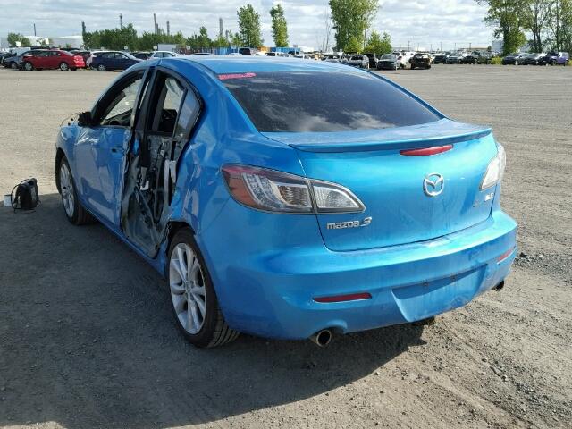 JM1BL1S57A1100400 - 2010 MAZDA 3 BLUE photo 3