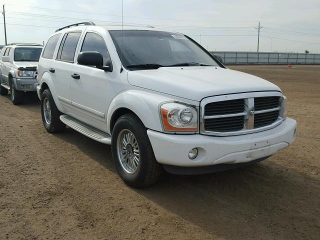 1D4HB58D05F543616 - 2005 DODGE DURANGO LI WHITE photo 1