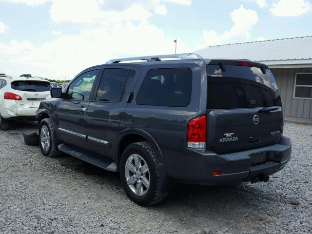 5N1BA0NEXCN602014 - 2012 NISSAN ARMADA SV GRAY photo 3