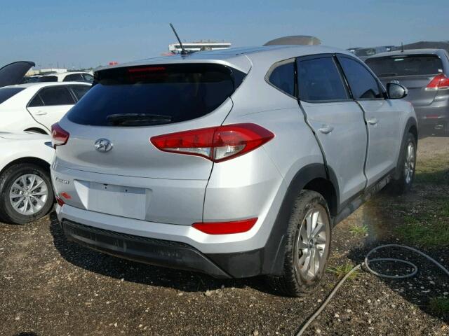 KM8J23A43GU156095 - 2016 HYUNDAI TUCSON SILVER photo 4