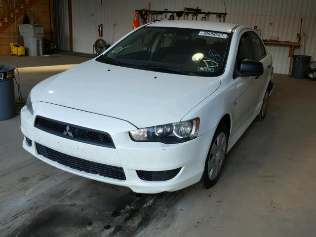 JA32U1FU3AU026212 - 2010 MITSUBISHI LANCER DE WHITE photo 2