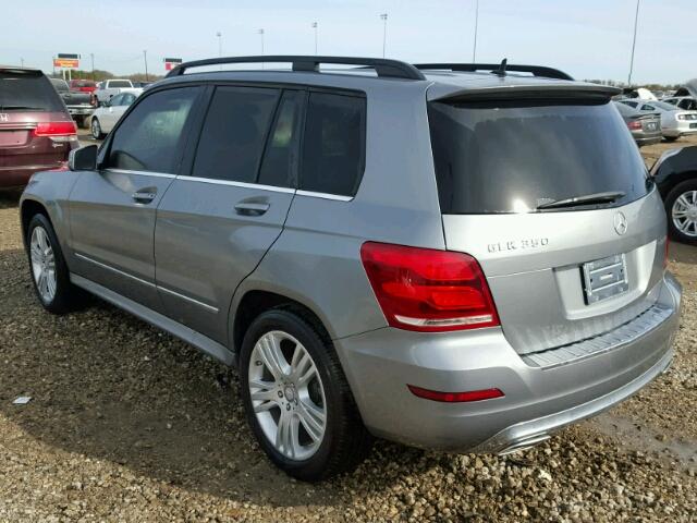 WDCGG5HB3DG066739 - 2013 MERCEDES-BENZ GLK SILVER photo 3