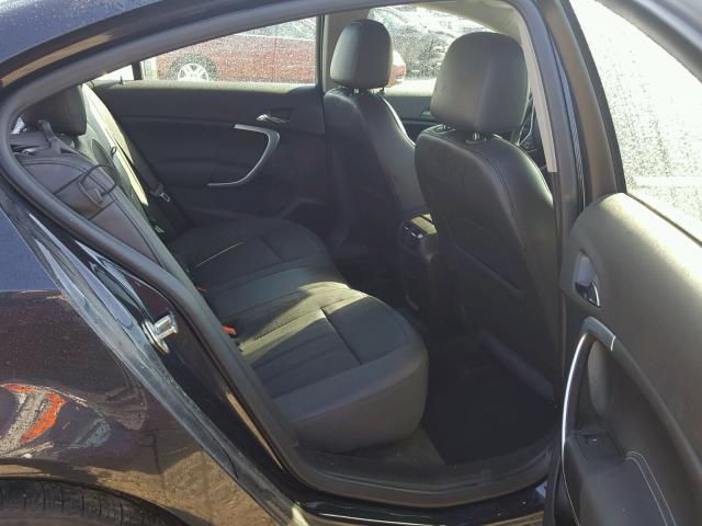 2G4GK5EX3E9226828 - 2014 BUICK REGAL BLACK photo 6