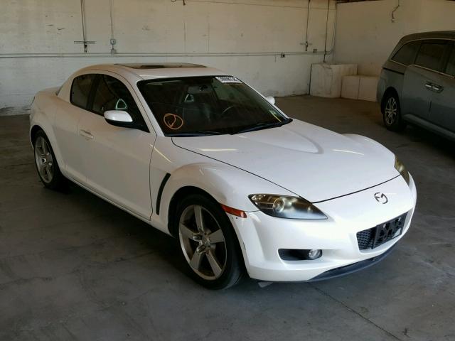 JM1FE17N450154737 - 2005 MAZDA RX8 WHITE photo 1