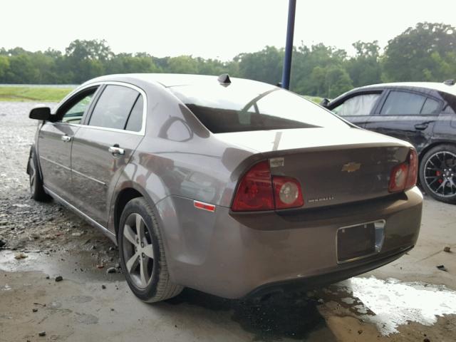 1G1ZC5E0XCF252630 - 2012 CHEVROLET MALIBU 1LT BROWN photo 3