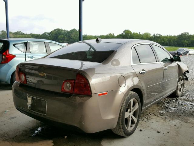 1G1ZC5E0XCF252630 - 2012 CHEVROLET MALIBU 1LT BROWN photo 4