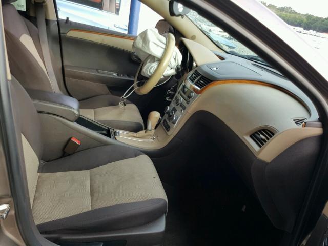 1G1ZC5E0XCF252630 - 2012 CHEVROLET MALIBU 1LT BROWN photo 5